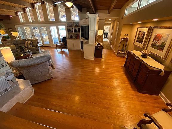 Family room and back porch
