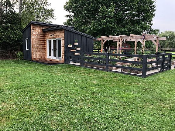 Fenced Garden and Cottage