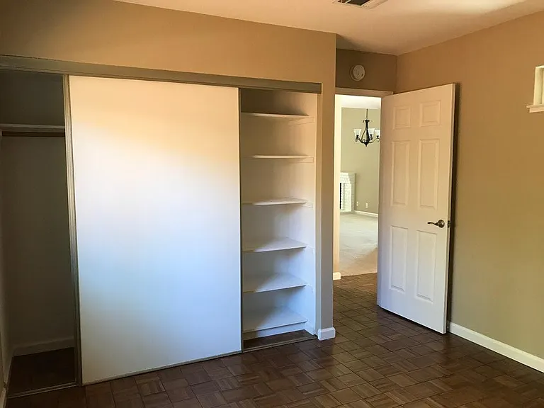 2nd bedroom looking out toward living area