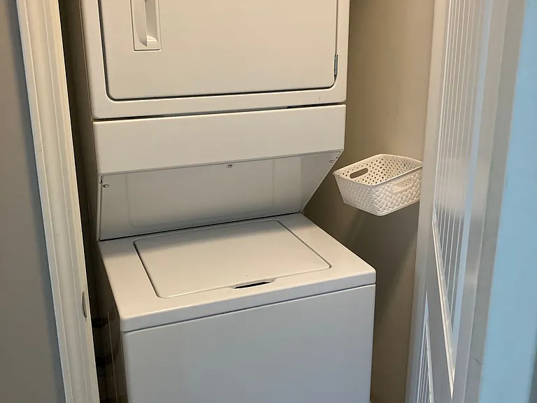 IN UNIT STACKABLE WASHER AND DRYERS.