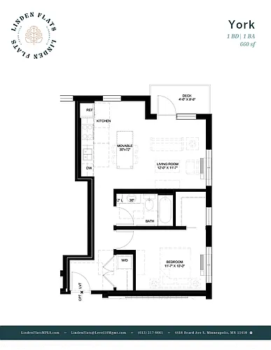 Floor plan The York