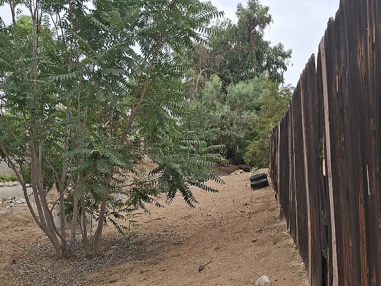 picture of fence running along the property