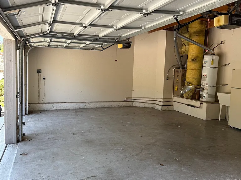 Garage view 1