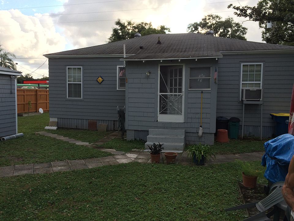 Rear of house