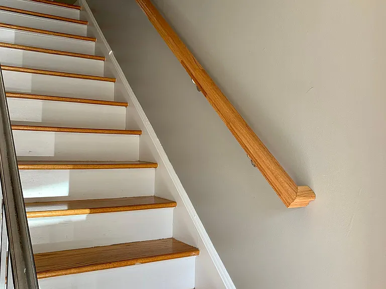 Stairs going to second floor.