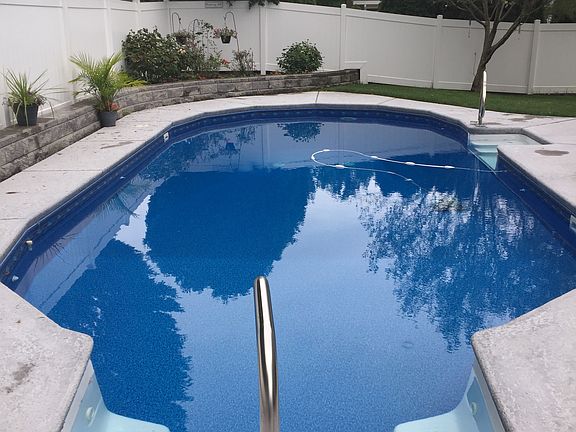 New 17x34' salt water pool