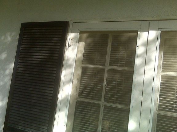 Outside Looking at a Bedroom Window.