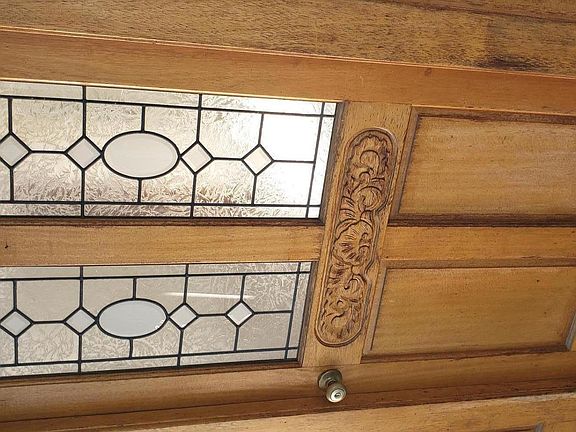 Front door.