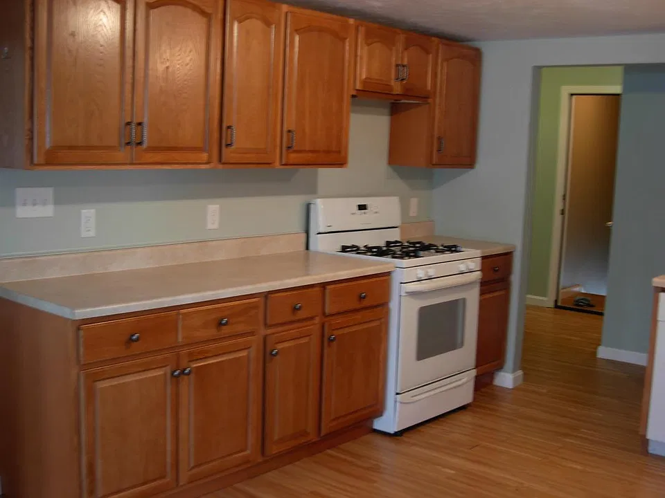 solid oak cabinets