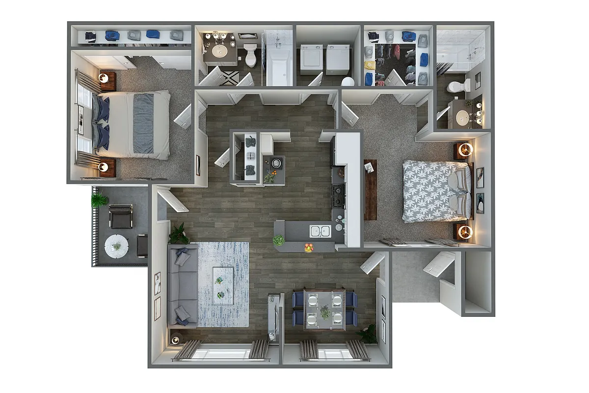 Floor plan Pine Remodeled