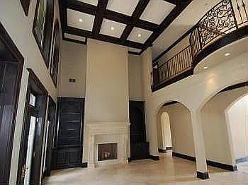 Great Room w/ Coffered Ceiligns