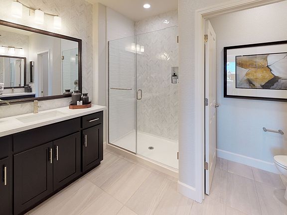 Aria with Loft Model Master Bathroom