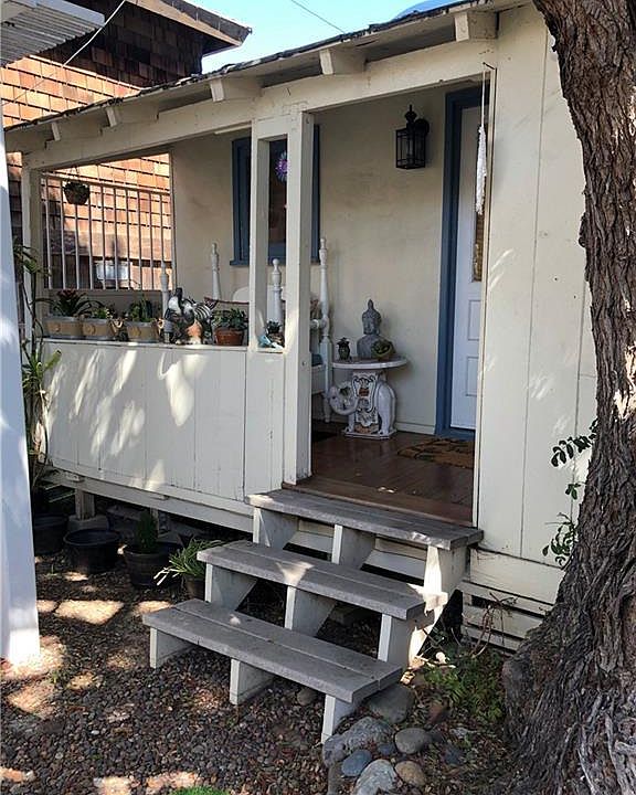 Front porch with seating