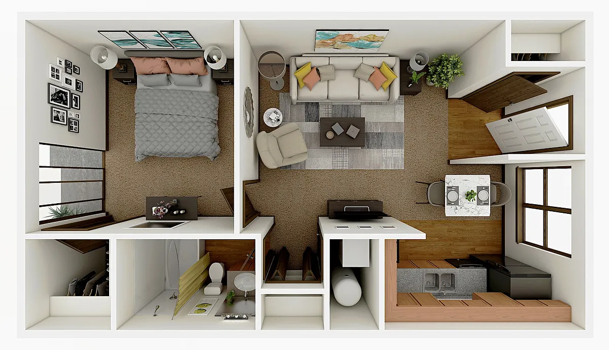 Floor plan Large 1B1B