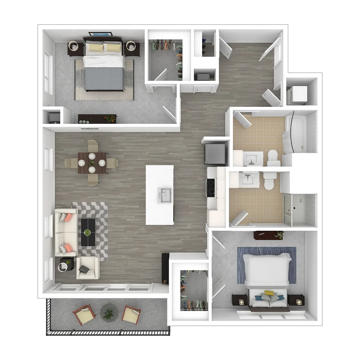 Floor plan Style B3