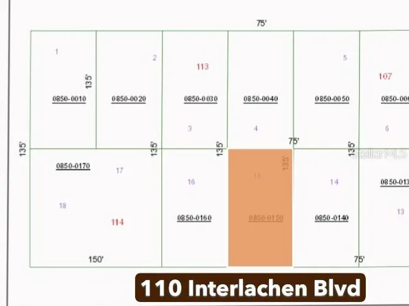 110 Interlachen Blvd Lot 15, Interlachen, FL 32148