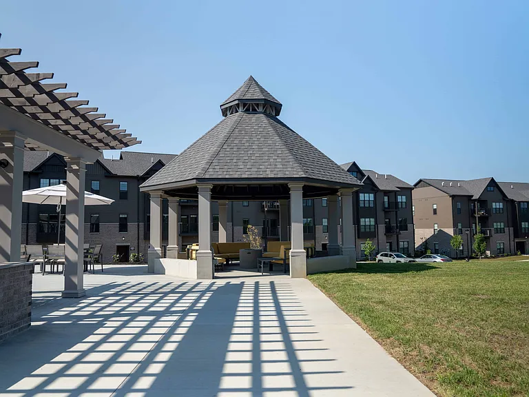 Gazebo and Fire Place at Vicinity Apartments