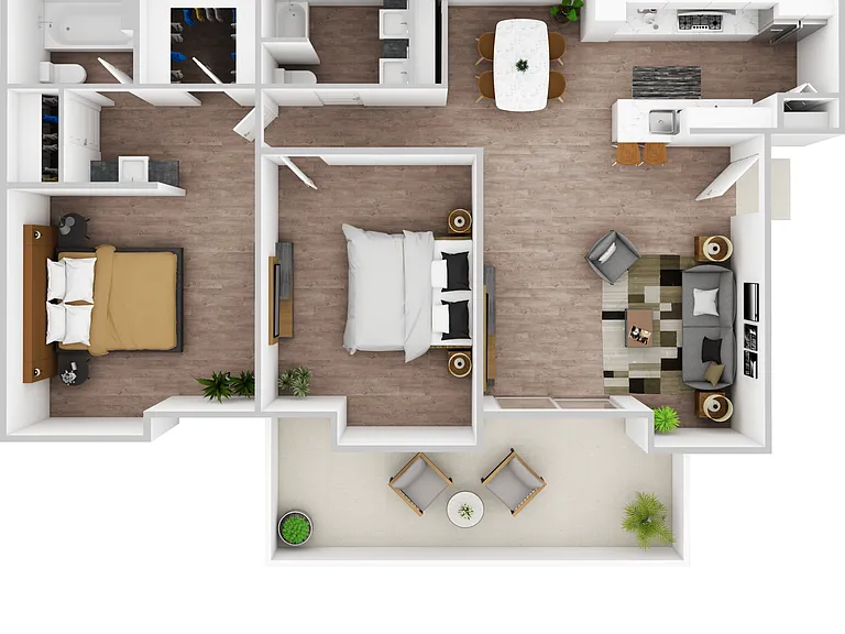 2-Bed-2-Bath 2-Bed-2-Bath