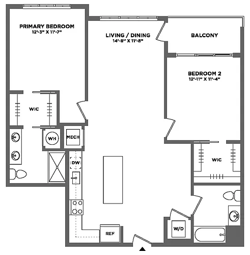 Floor plan B1