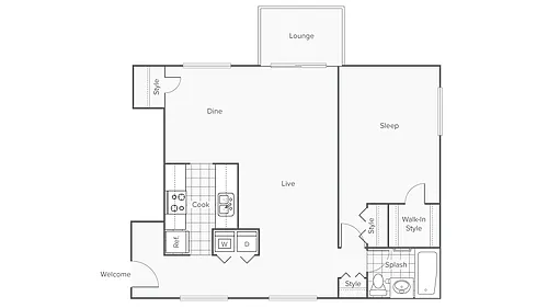 Floor plan Amherst