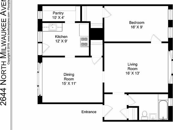 4th image of 2644 N Milwaukee Ave #3