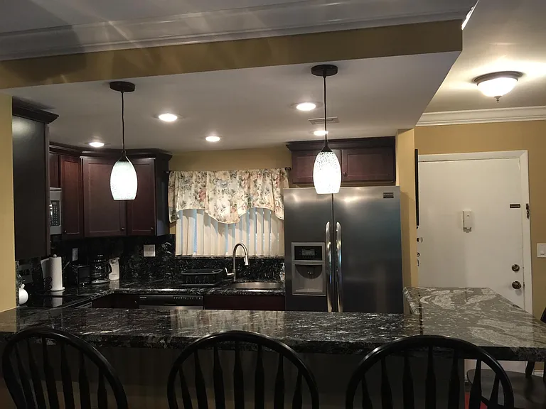 view of kitchen from dining room