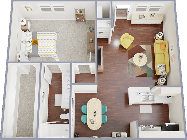 A4 Floorplan Diagram