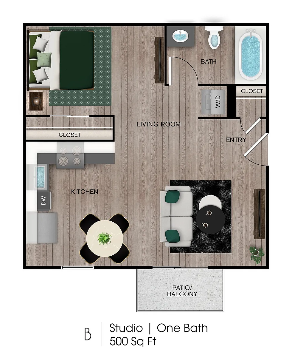 Floor plan B