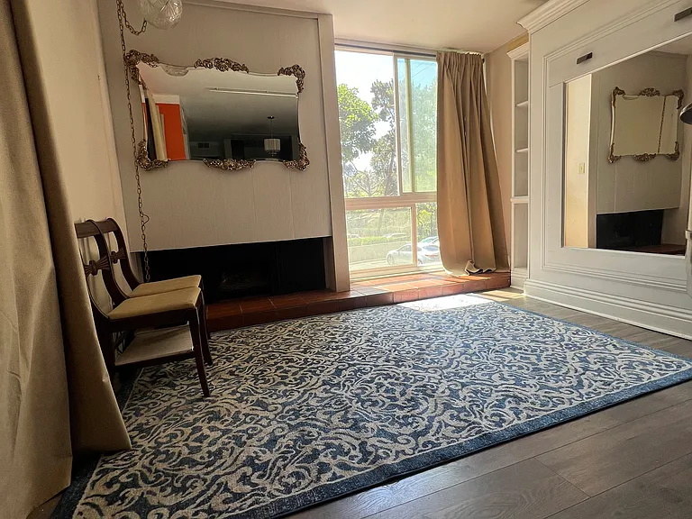 den with fireplace
