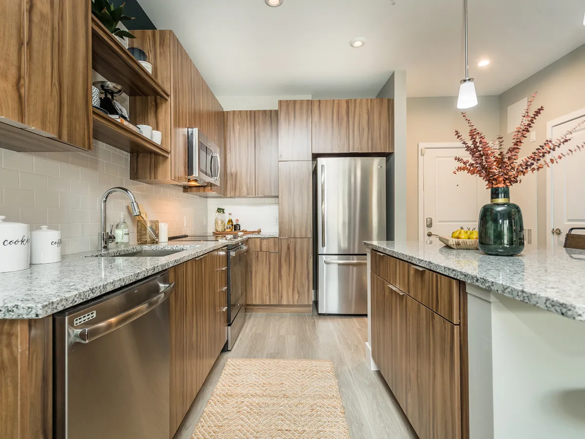 Apartment Kitchen - The Point at 3 North