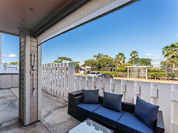 Spacious, gated and partially covered lanai