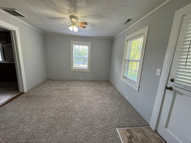 Living room with new paint