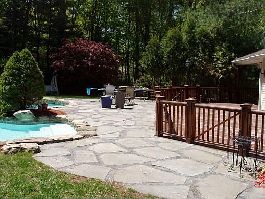 Stone patio