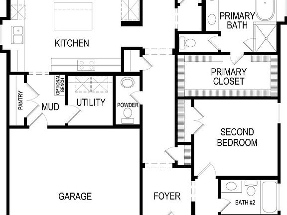 Edgebrook F First Floor Plan