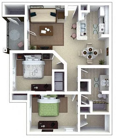 Floor plan Keats (Den)