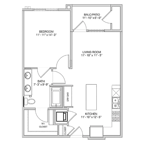 Floor plan Madison