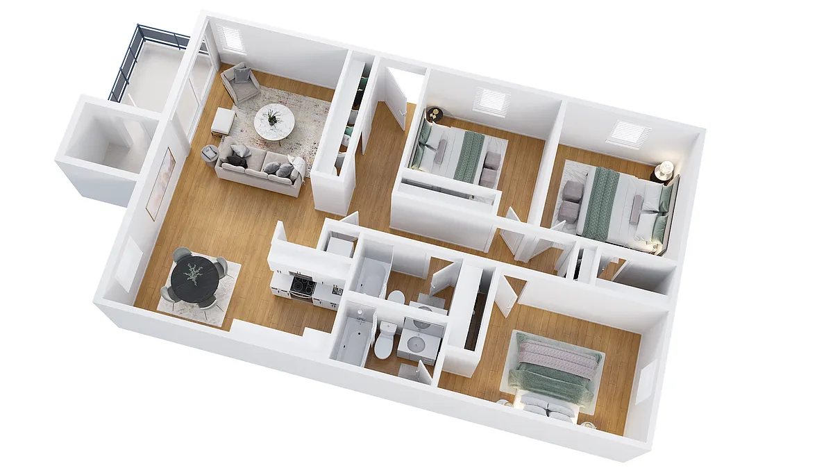 Floor plan 3X2