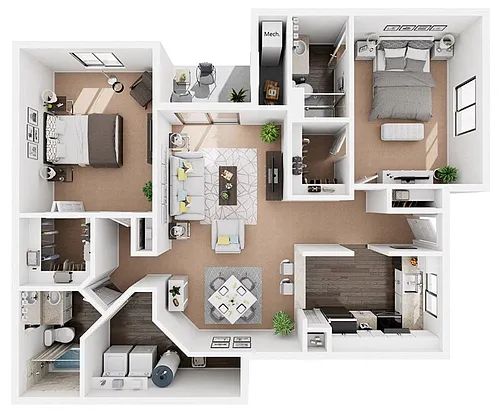 Floor plan Brookside Standard