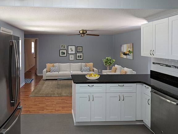 Kitchen and Family Room