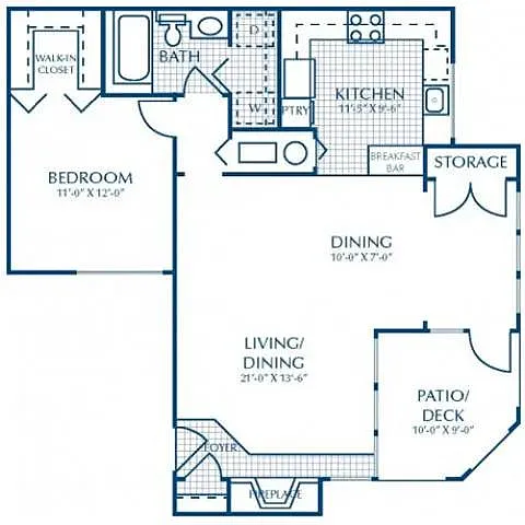 Floor plan Bradford
