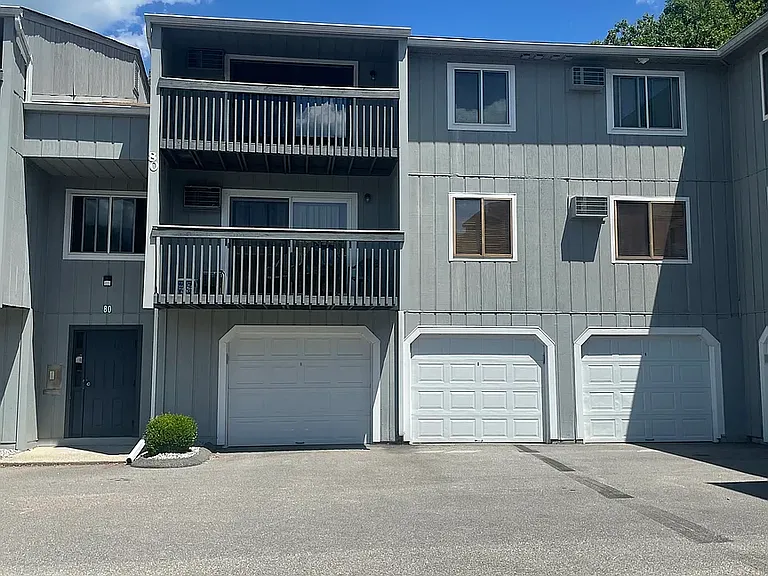 Unit is on the top and the garage is on the far right