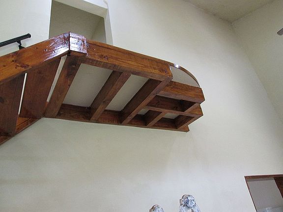 Stairs to second floor