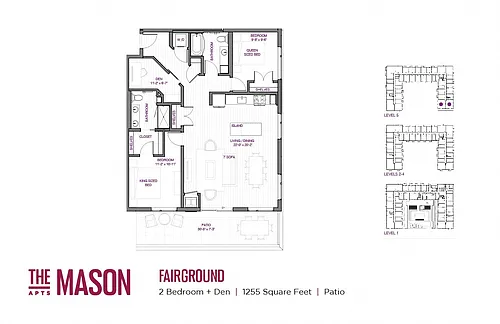 Floor plan Fairground and Den