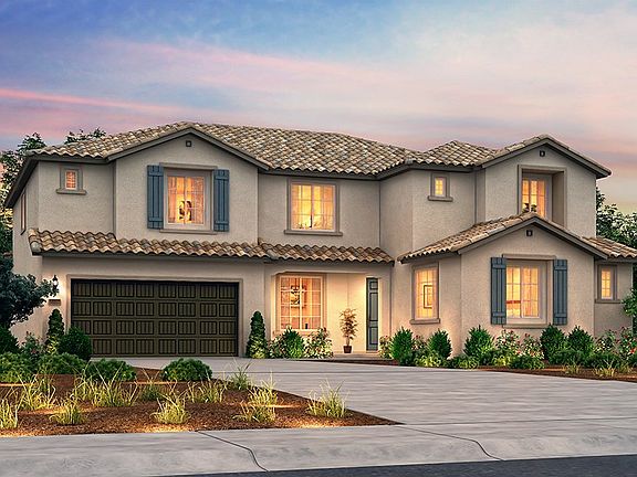 Elevation A - California Ranch Exterior