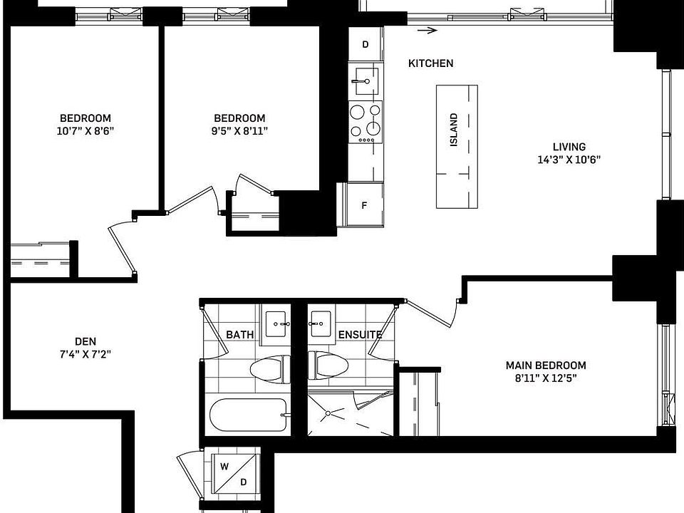 2nd image of 130 River St #E-2102