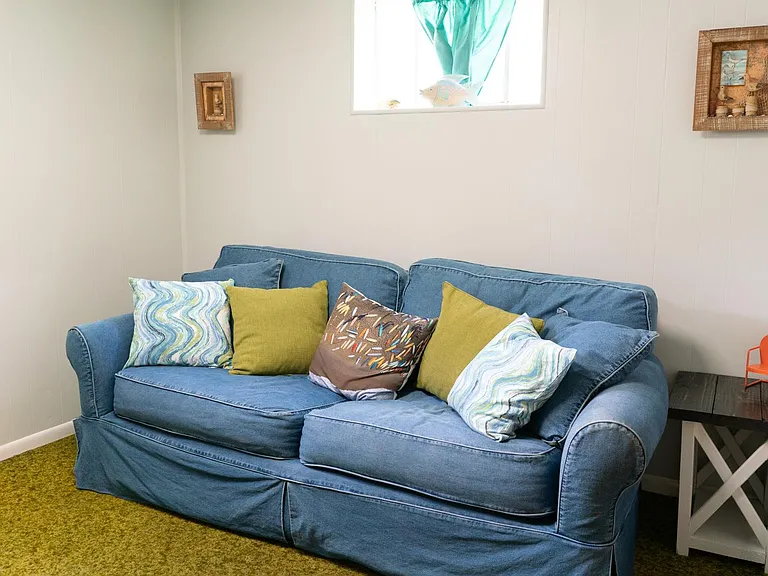 3rd bedroom with convertible sofa couch.