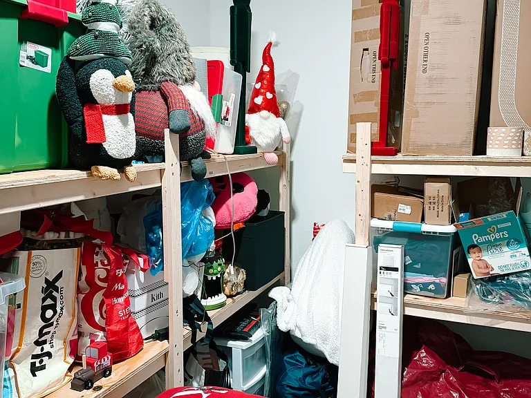 Air Conditioned Storage with built-in shelving (or Hobby Room)