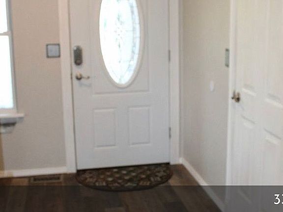 Entry to 2 car garage