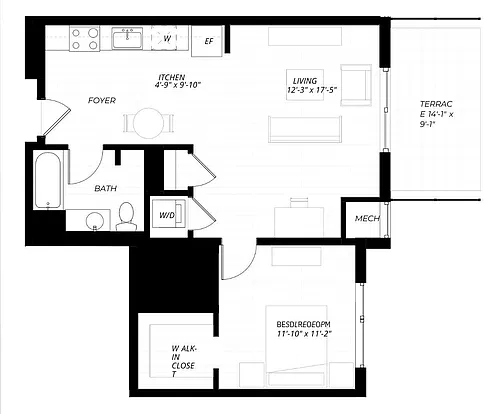 Floor plan A4