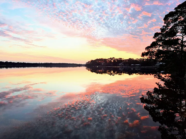 Sunset from the dock.